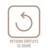 Retours gratuits 15 jours Retours gratuits 15 jours