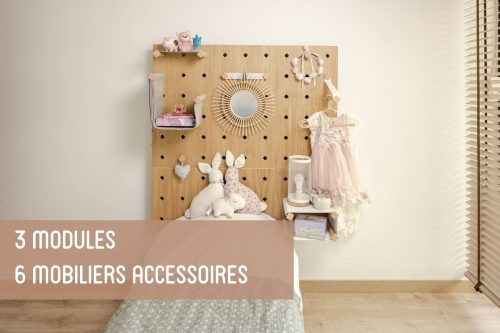 Tête de lit enfant modulable Noctys