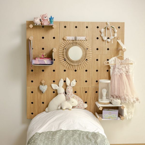 tête de lit pegboard pour enfant Noctys